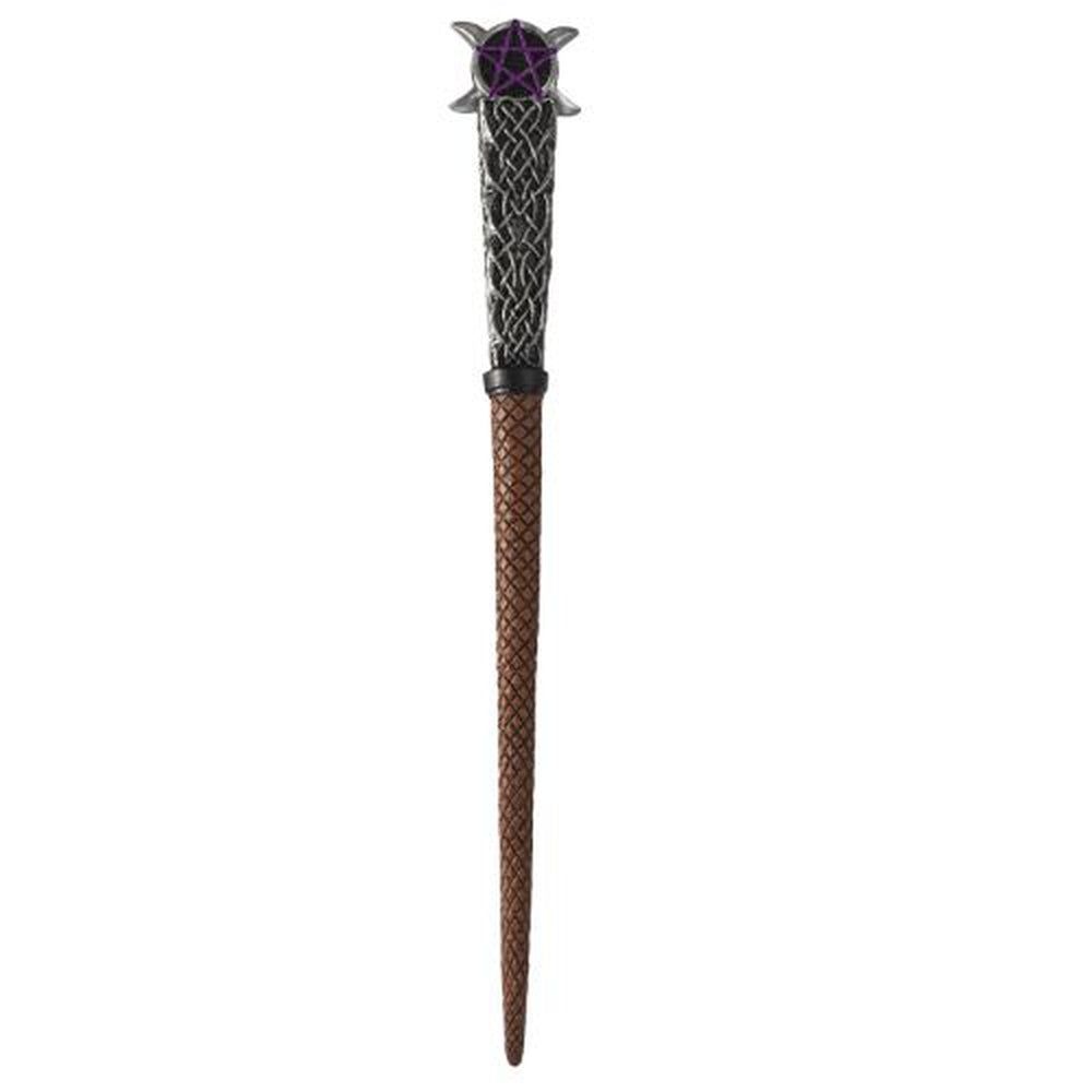 14&quot; Mystical Wand - Triple Moon, SKU PG-13947, UPC 700317058687