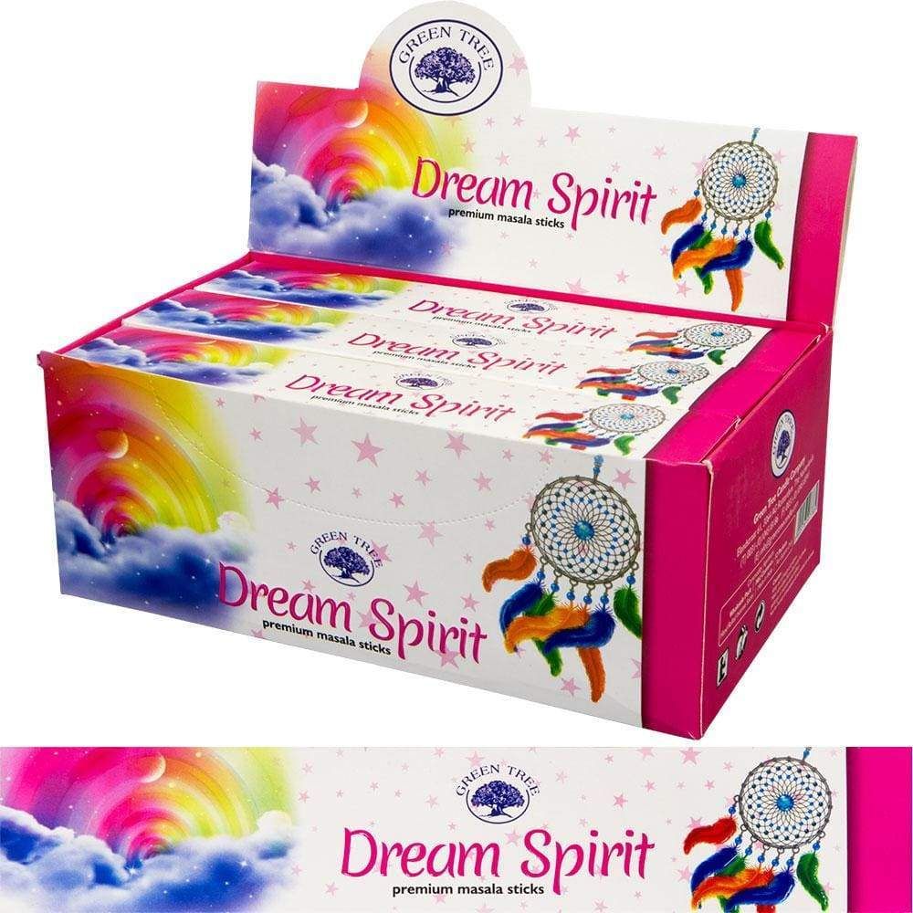 Green Tree Incense 15 gram - Dream Spirit (Pack of 12), SKU KH-72678, UPC 6016209045012