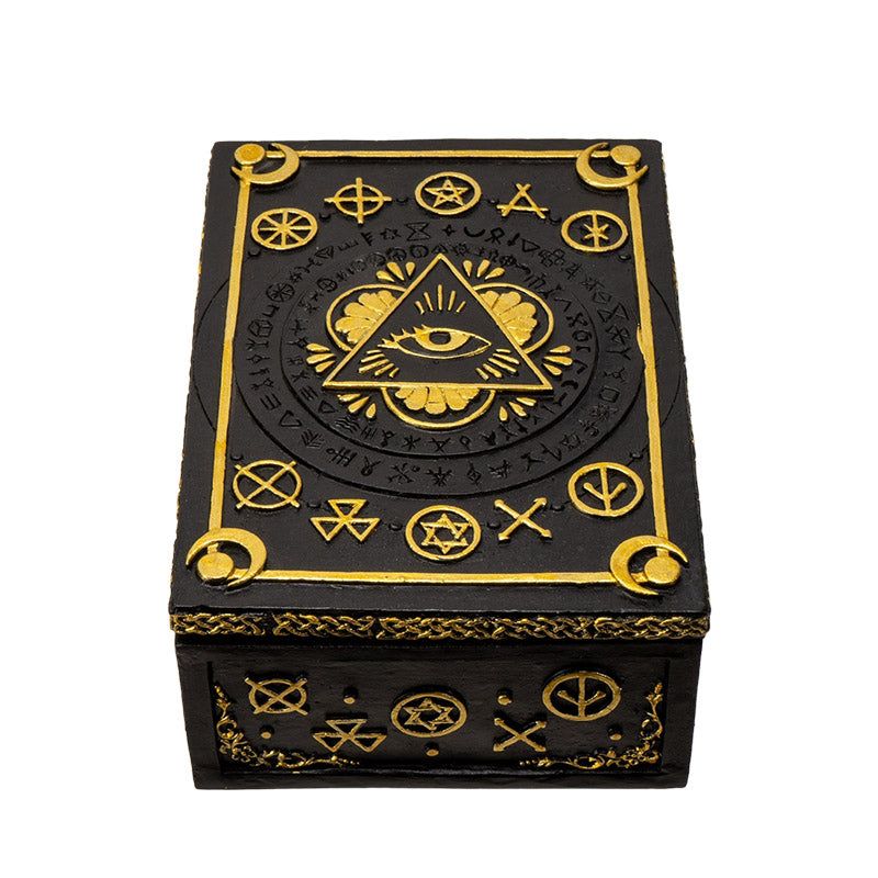 5.5&quot; Eye of Providence Tarot Display Box, SKU PG-15654, UPC 700317373537