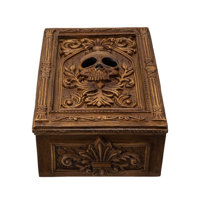 5.9&quot; Skull Tarot Display Box, SKU PG-15653, UPC 700317373513