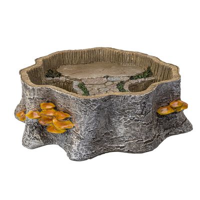 11.25&quot; Tree Stump Planter Display, SKU PG-12580, UPC 700317293705