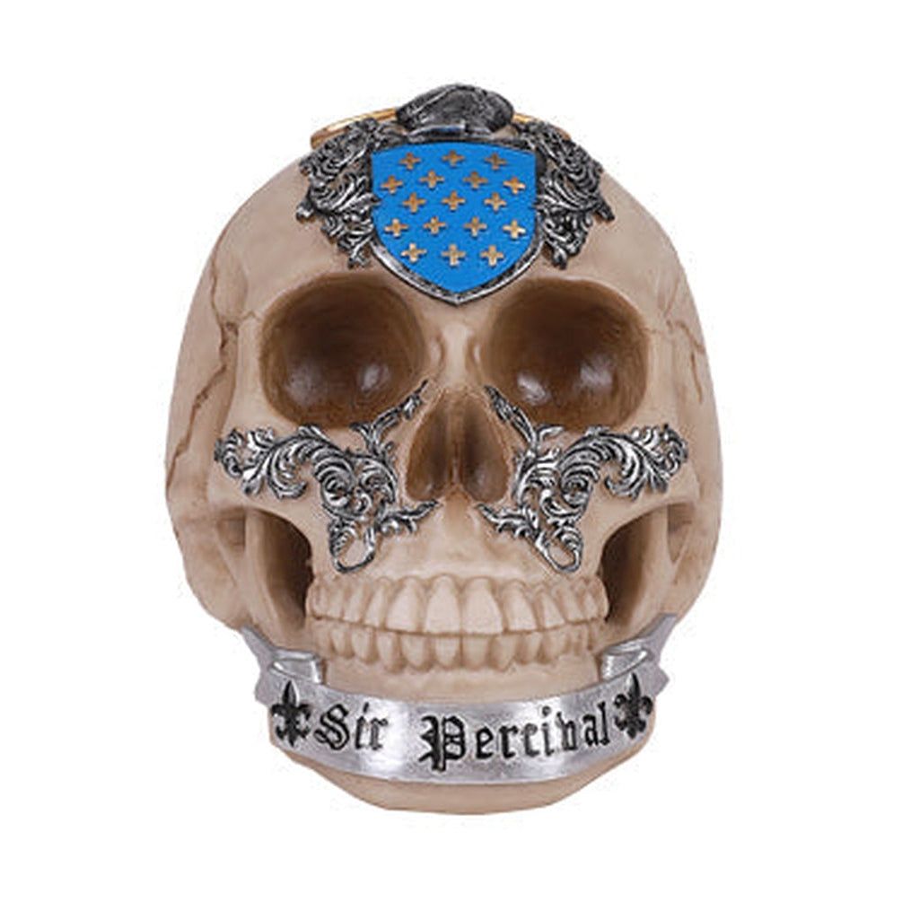 6.75&quot; Sir Percival Skull Statue, SKU PG-13673, UPC 700317072300