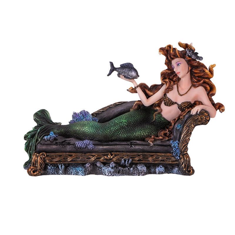 10.04&quot; Gothic Mermaid Statue, SKU PG-15777, UPC 700317388371
