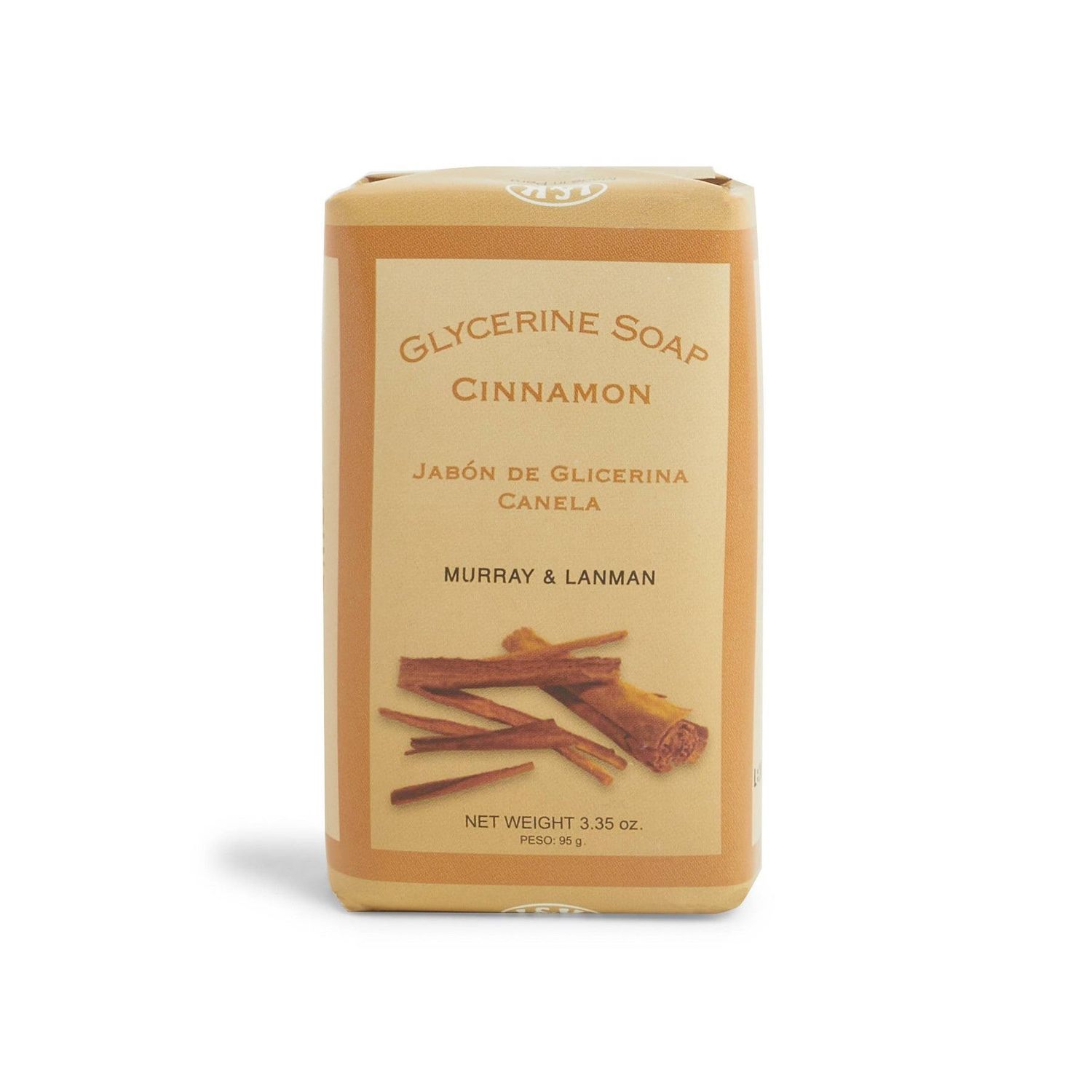 3.4 oz Murray &amp; Lanman Soap - Cinnamon, SKU V05-FW-FPS105-1, UPC 700317377030