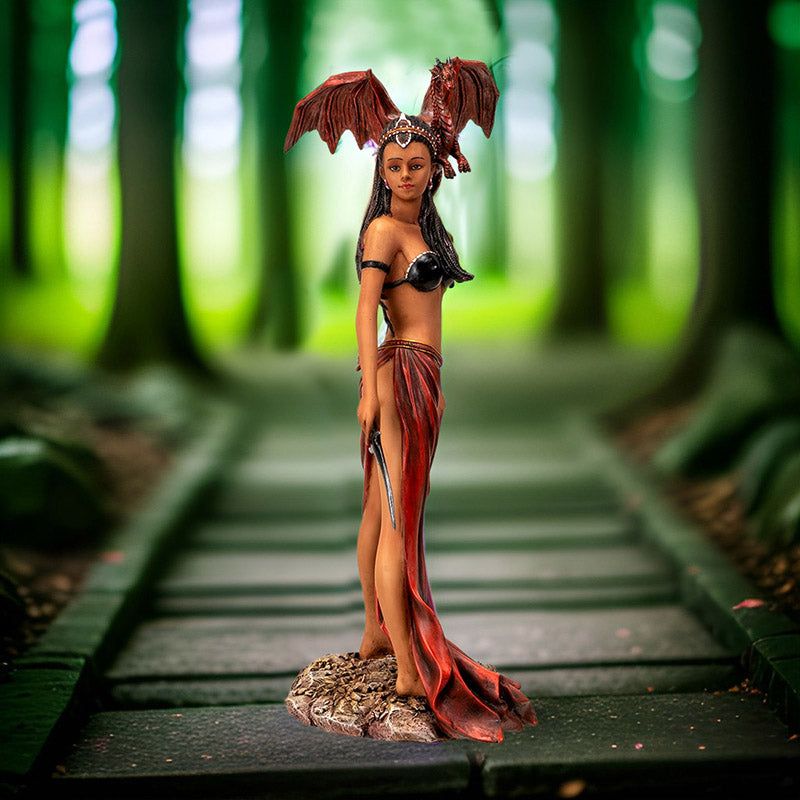 12.25&quot; Meike with Dragon Statue, SKU PG-15476, UPC 700317356349