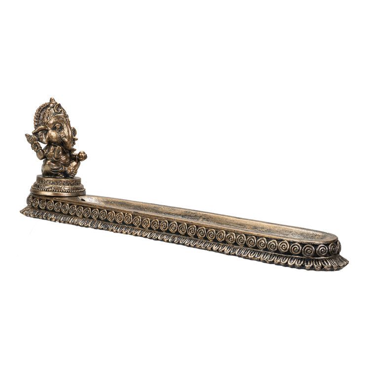 11.2&quot; Ganesha Stick Incense Burner, SKU PG-14683, UPC 700317050117