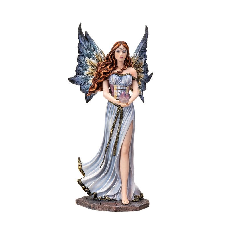 11.4&quot; Blue Flame Fairy Statue, SKU PG-15555, UPC 700317312932