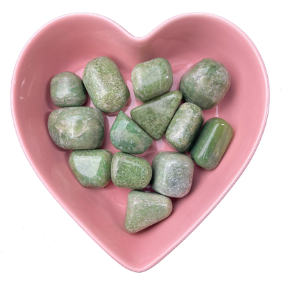 Grossularite (Green Garnet) Tumbled Stone Natural Gemstone - One Stone
