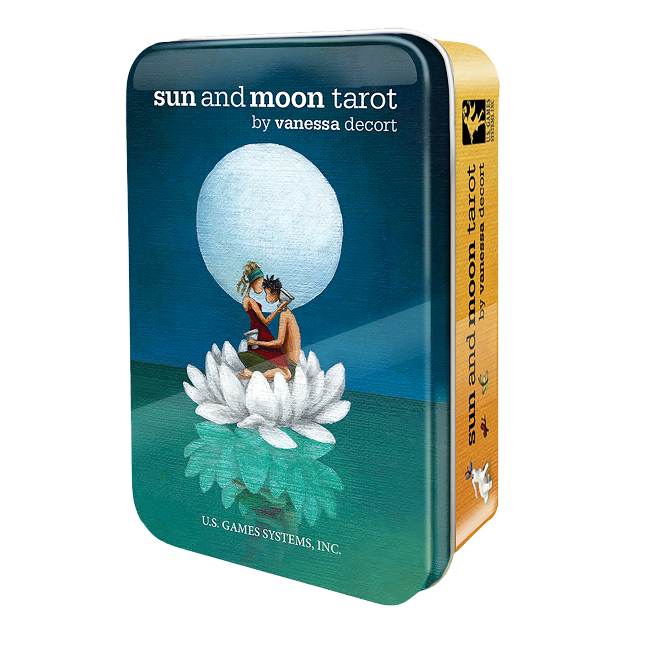 Sun and Moon Tarot Deck in a Tin by Vanessa Decort