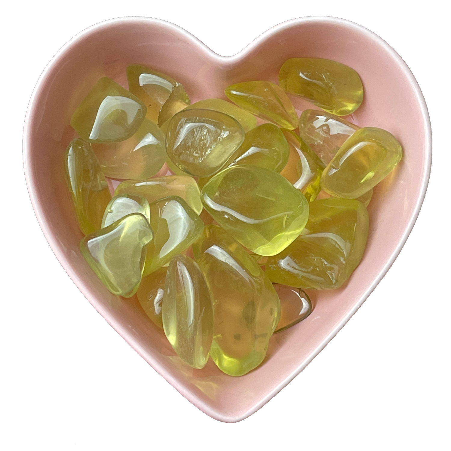 Lemon Quartz Tumbled Stone Natural Gemstone - One Stone