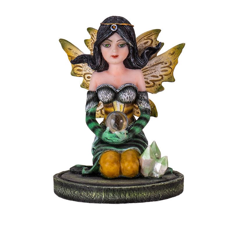 3.5&quot; Fairy Statue - Green Aventurine