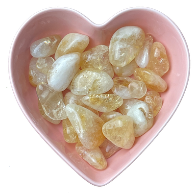 Citrine Tumbled Stone Natural Gemstone - One Stone