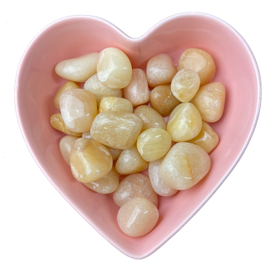 Yellow Aventurine Tumbled Stone Natural Gemstone - One Stone