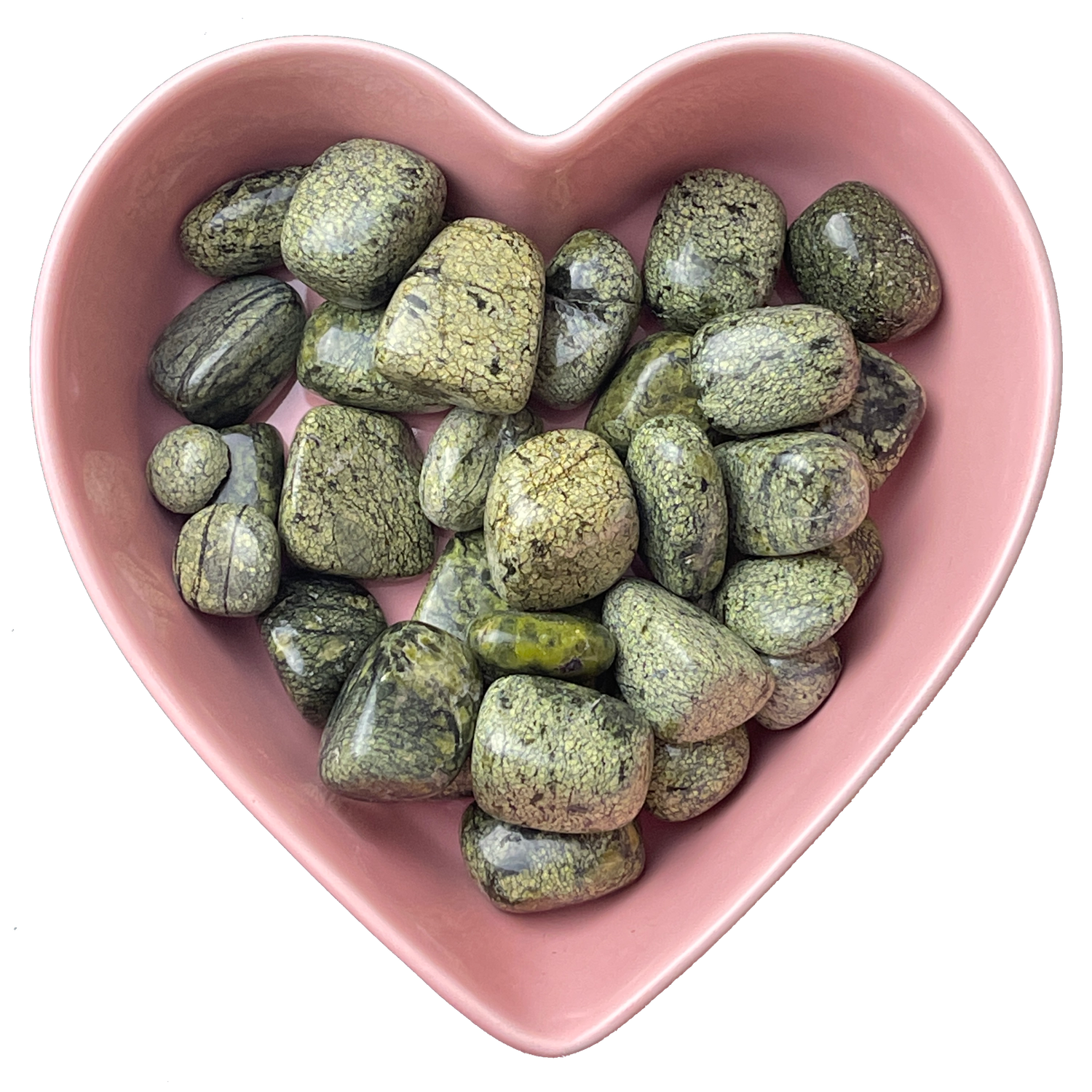 Asterite Serpentine Tumbled Stone Natural Gemstone - One Stone
