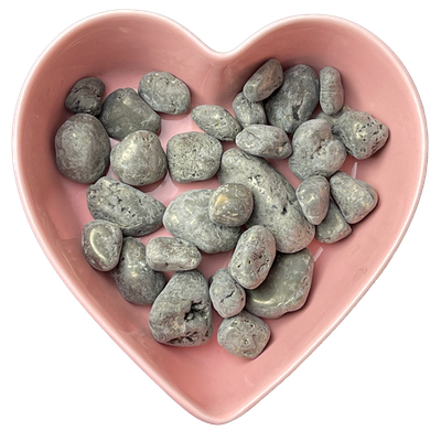 Black Pyrite Tumbled Stone Natural Gemstone - One Stone