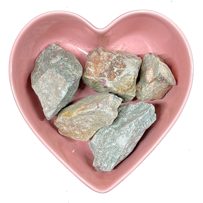 Ruby Zoisite Rough Stone Natural Gemstone - One Stone