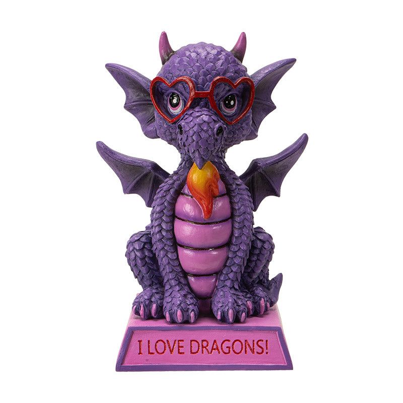 5.7&quot; I Love Dragons Statue - I Love Dragons!