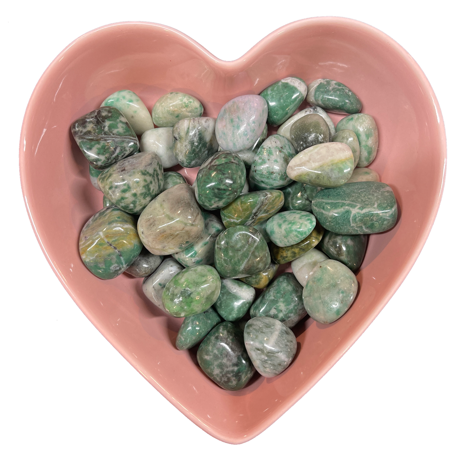 Rich Jade Tumbled Stone Natural Gemstone - One Stone