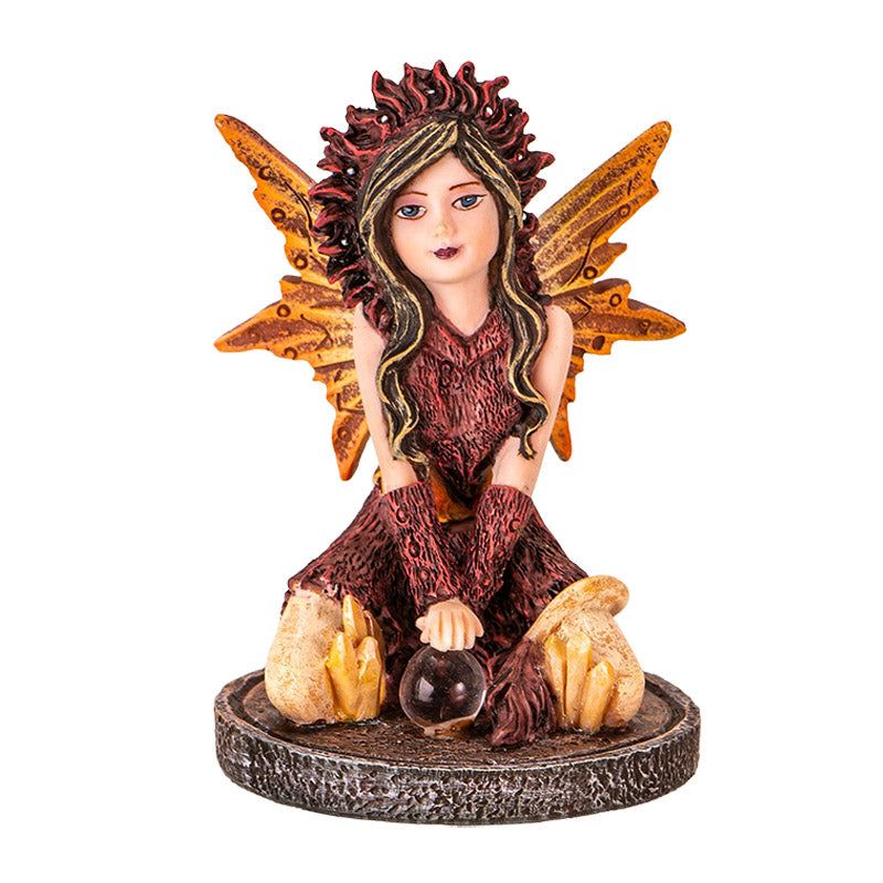 3.5&quot; Fairy Statue - Crimson