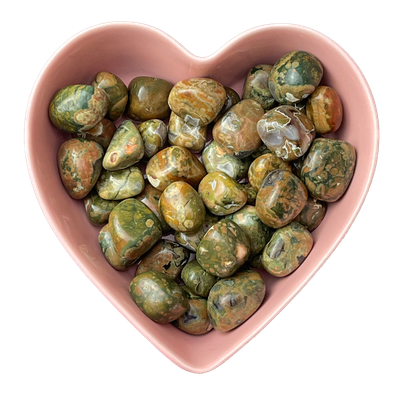 Rhyolite Tumbled Stone Natural Gemstone - One Stone