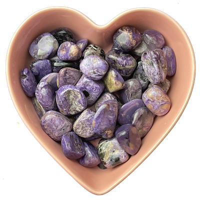 Charoite Tumbled Stone Natural Gemstone - One Stone