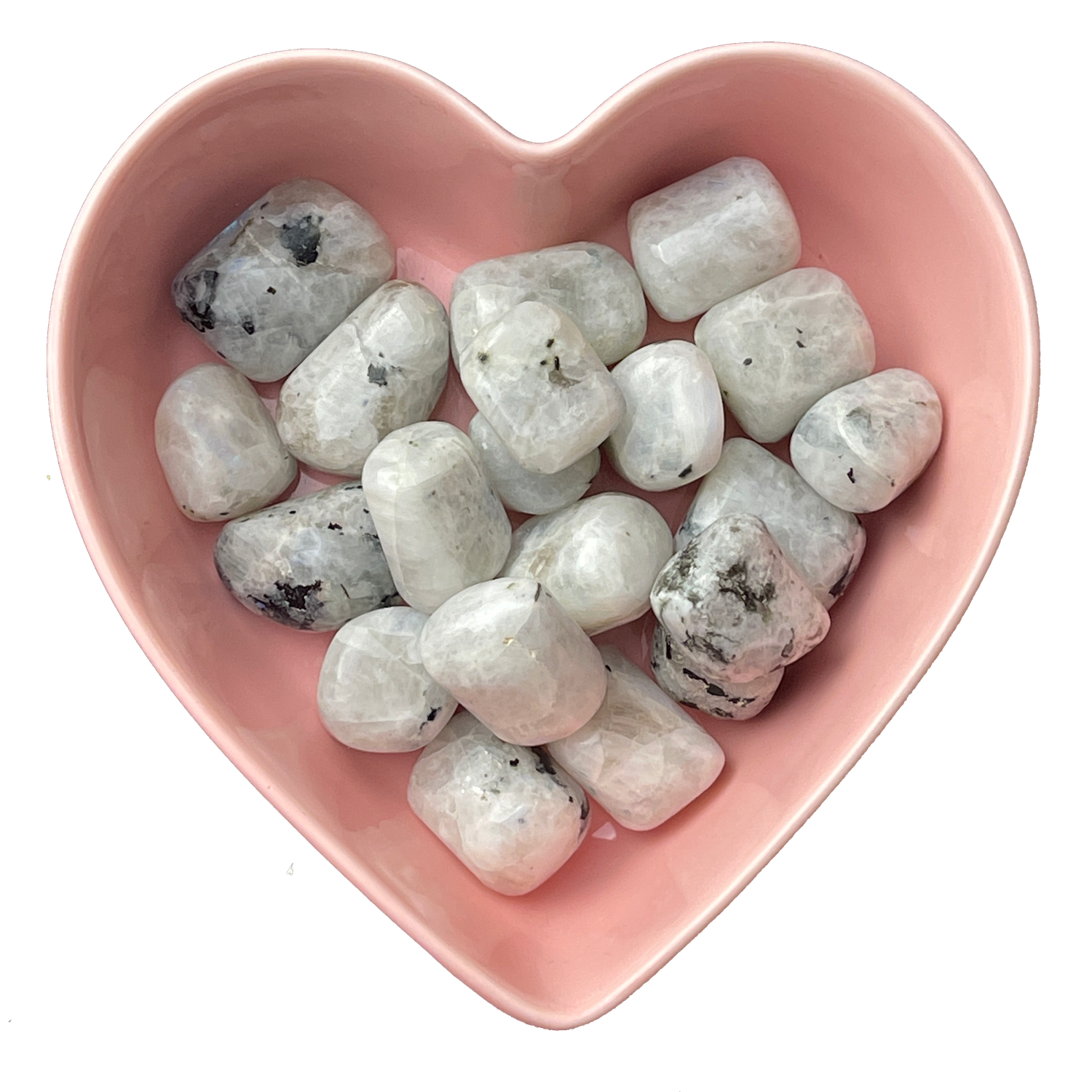 Rainbow Moonstone Tumbled Stone Natural Gemstone - One Stone