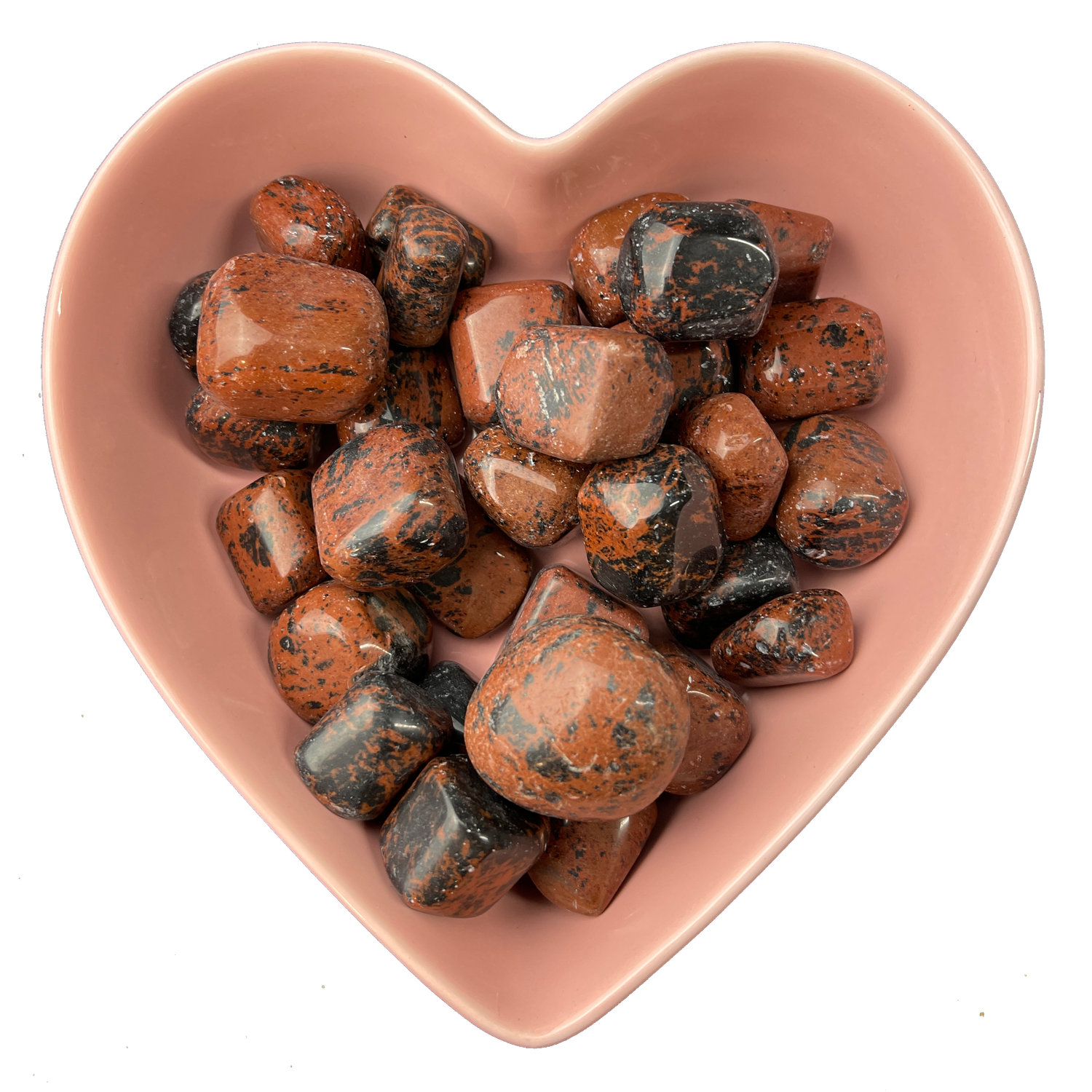 Mahogany Obsidian Tumbled Stone Natural Gemstone - One Stone