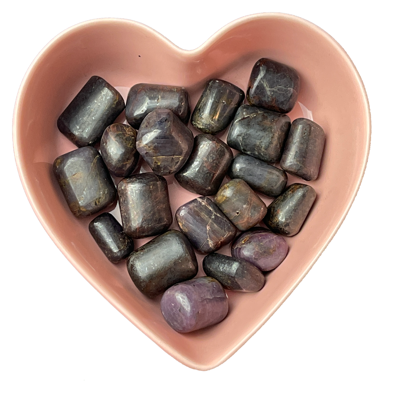 Ruby Corundum (Star Sapphire) Tumbled Stone Natural Gemstone - One Stone