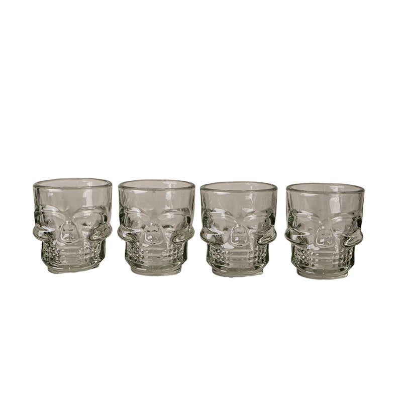 2.3&quot; Skull Shot Glass Set (4 Glasses)