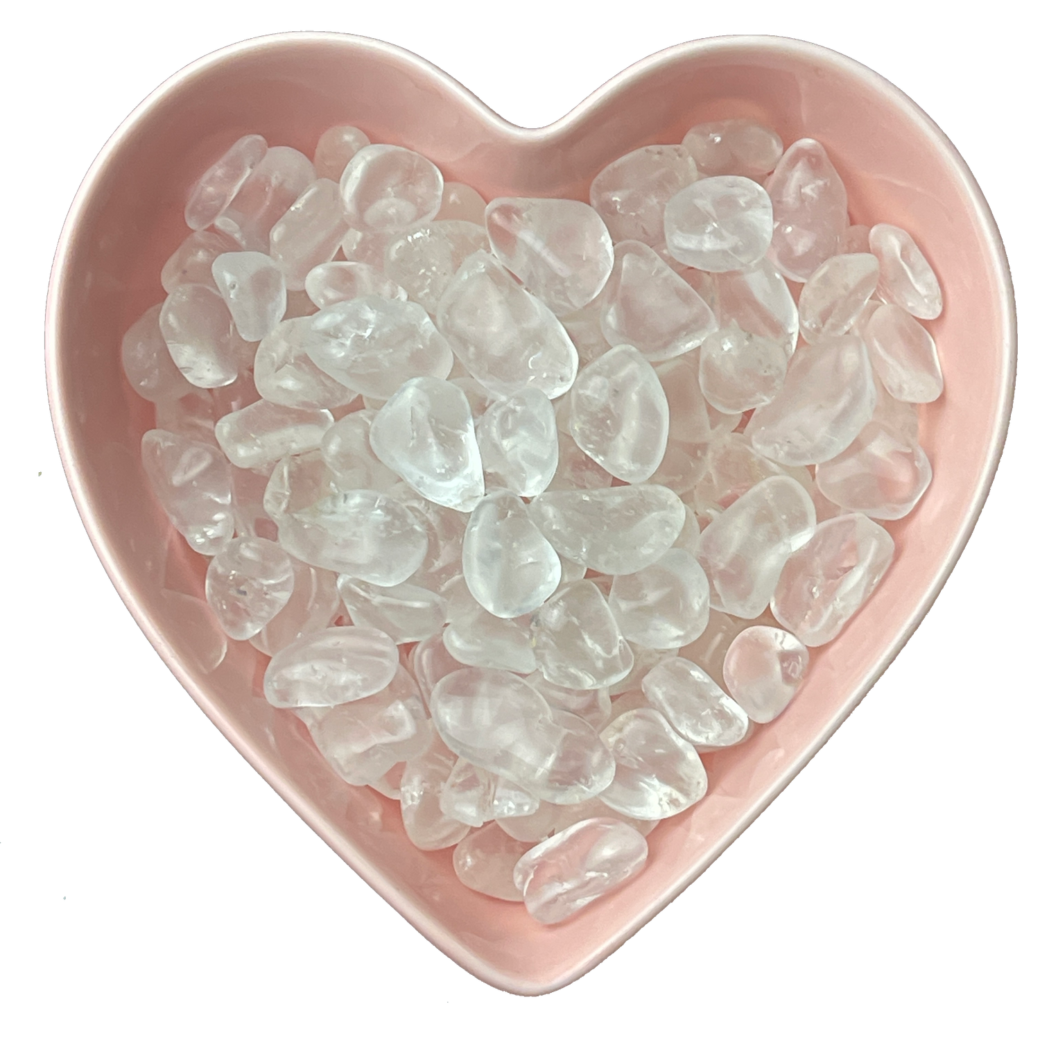 Mini Clear Quartz Tumbled Stone Natural Gemstone - One Stone