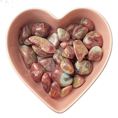 Rhodochrosite Tumbled Stone Natural Gemstone - One Stone