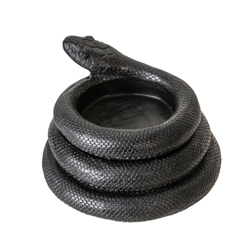 3.5&quot; Black Snake Tealight Candle Holder
