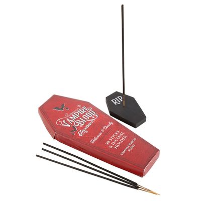 Vampire Blood Coffin Incense Sticks with Holder (30 Sticks)