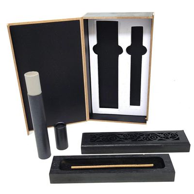 Incense Gift Set with Incense Burner &amp; Storage Container - Positive Vibes