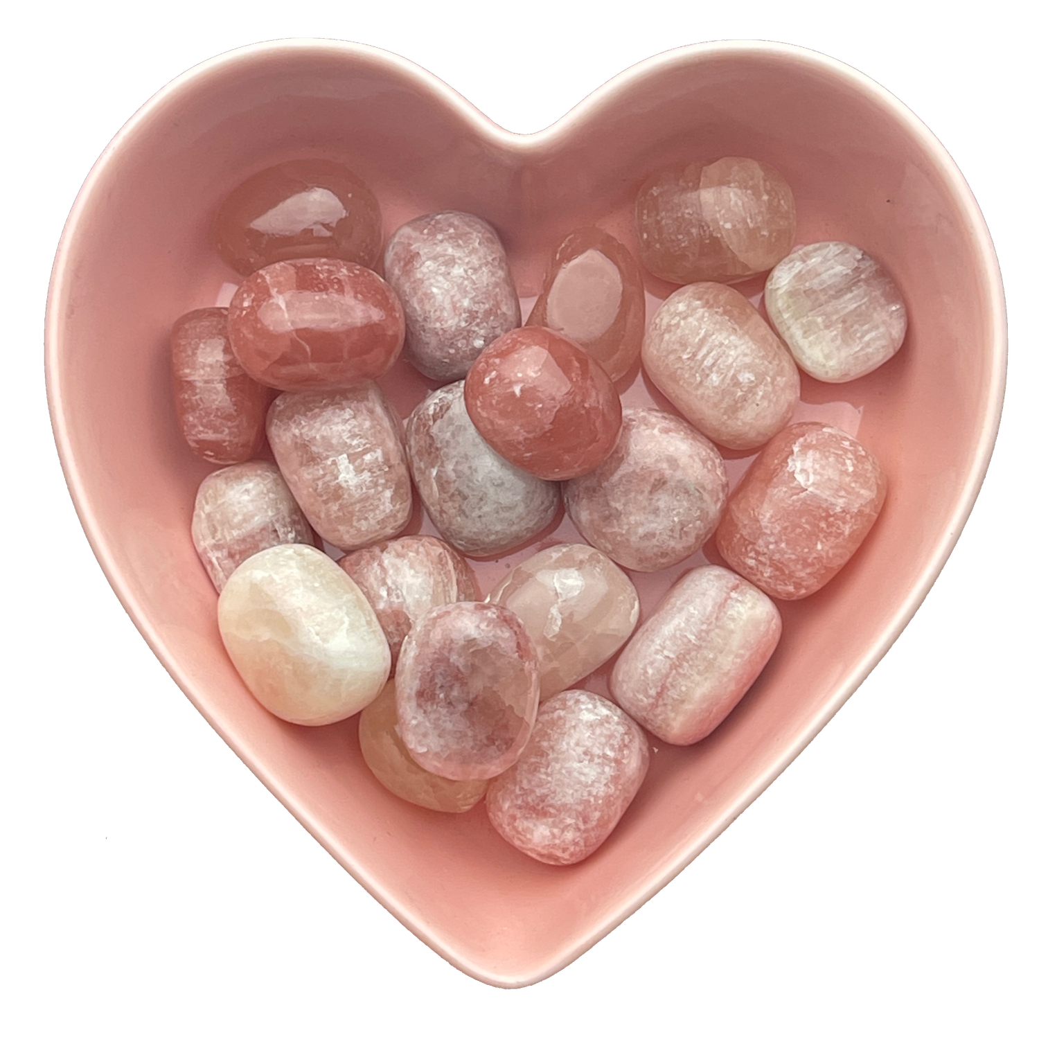 Red Calcite Tumbled Stone Natural Gemstone - One Stone