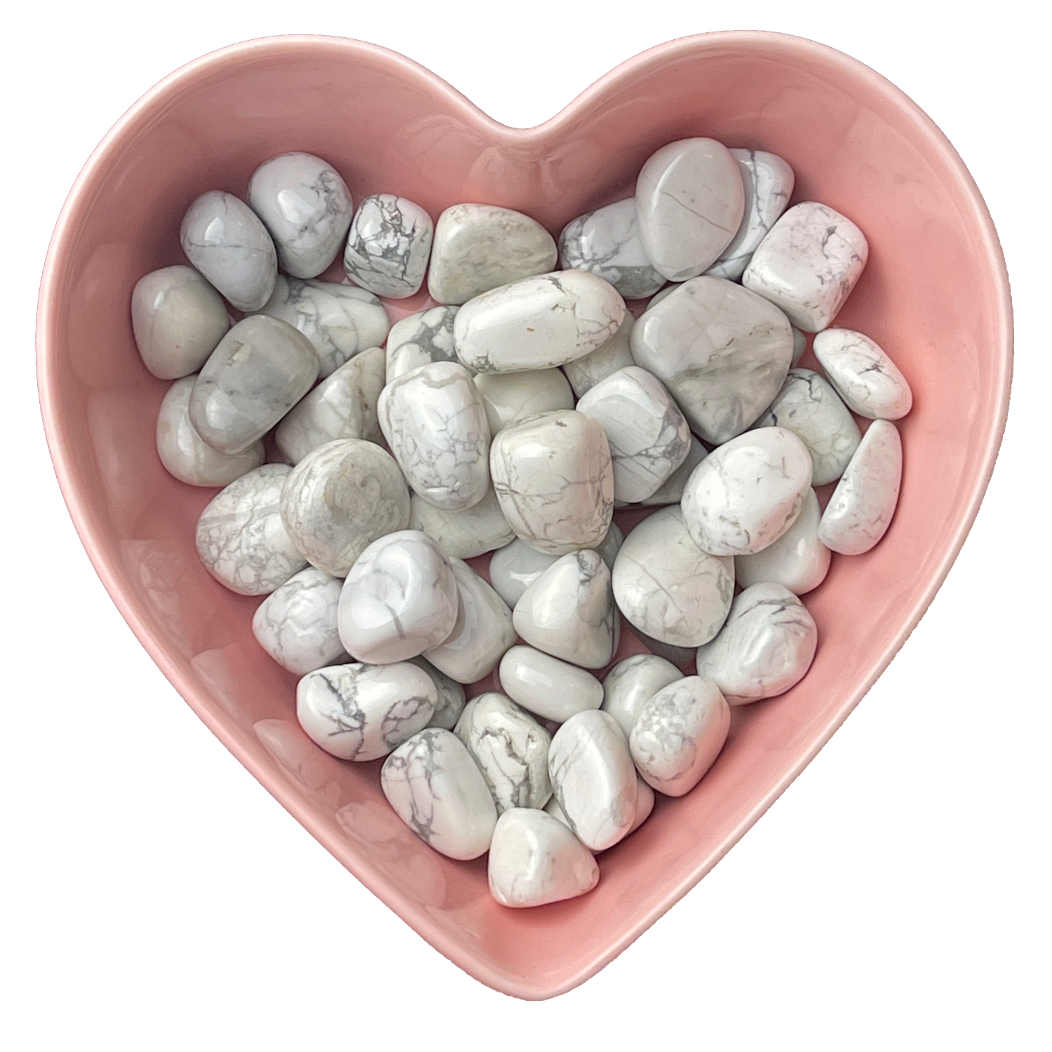 Howlite Tumbled Stone Natural Gemstone - One Stone