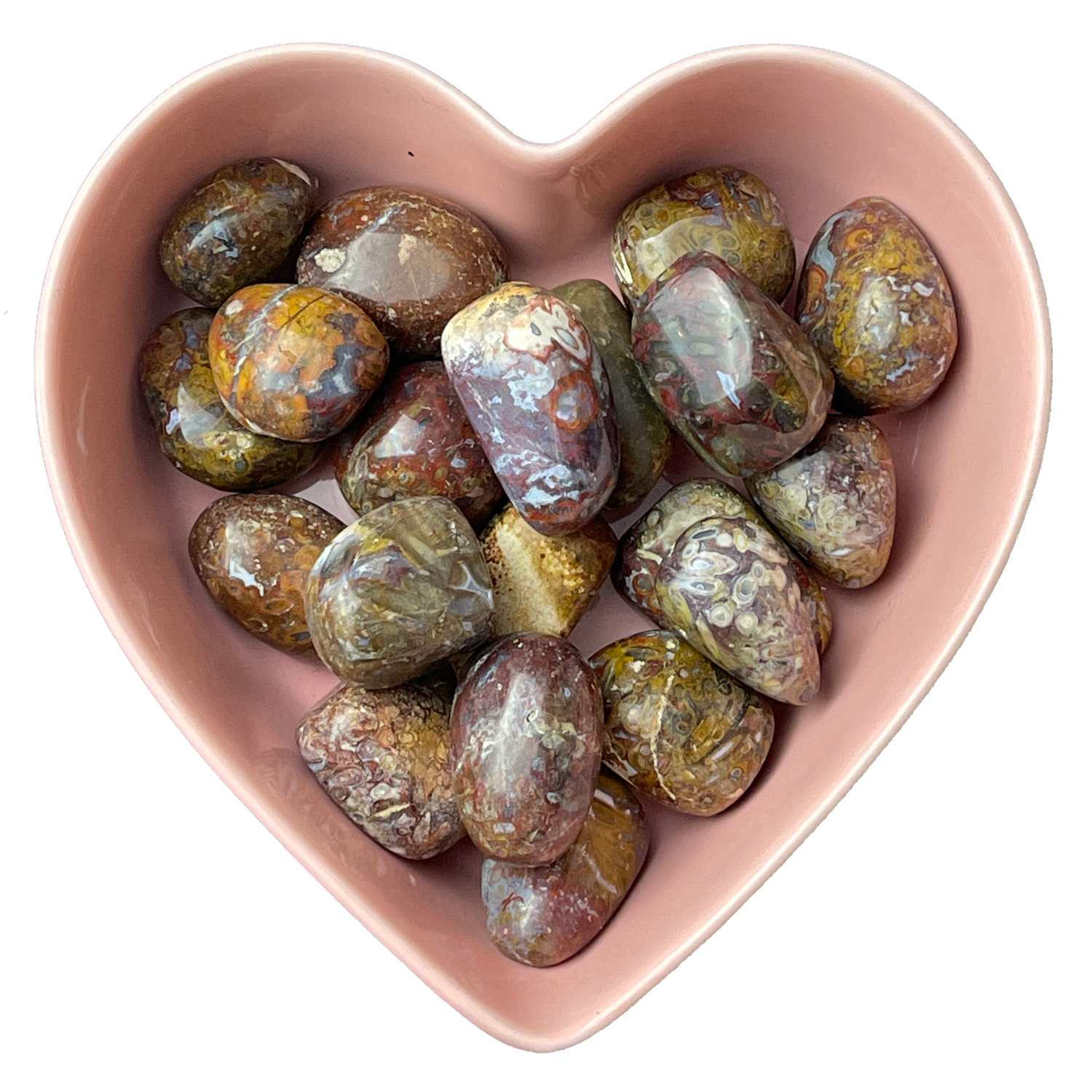 Plum Jasper Tumbled Stone Natural Gemstone - One Stone