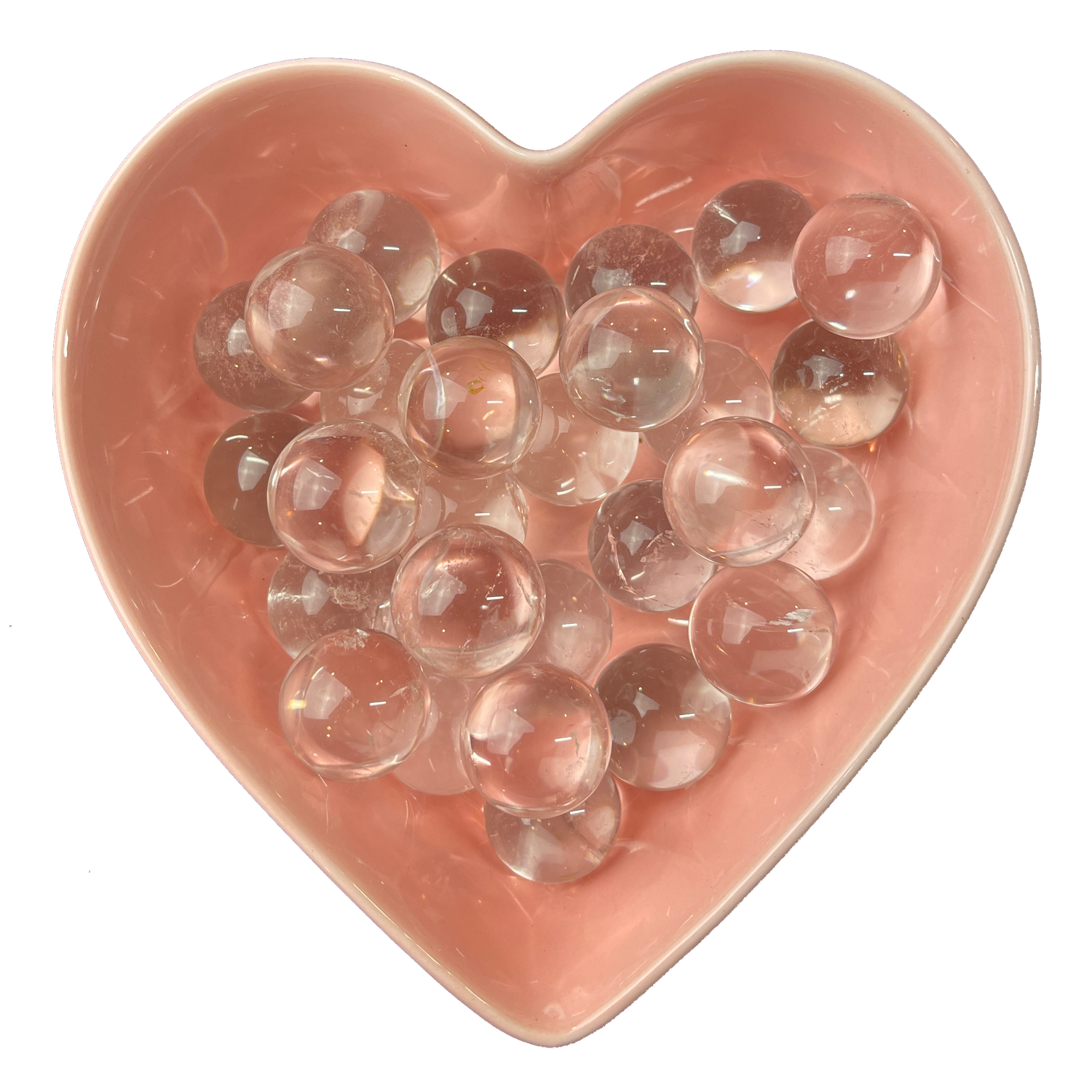 Clear Quartz Marble Natural Gemstone - One Stone (15 to 25 mm)