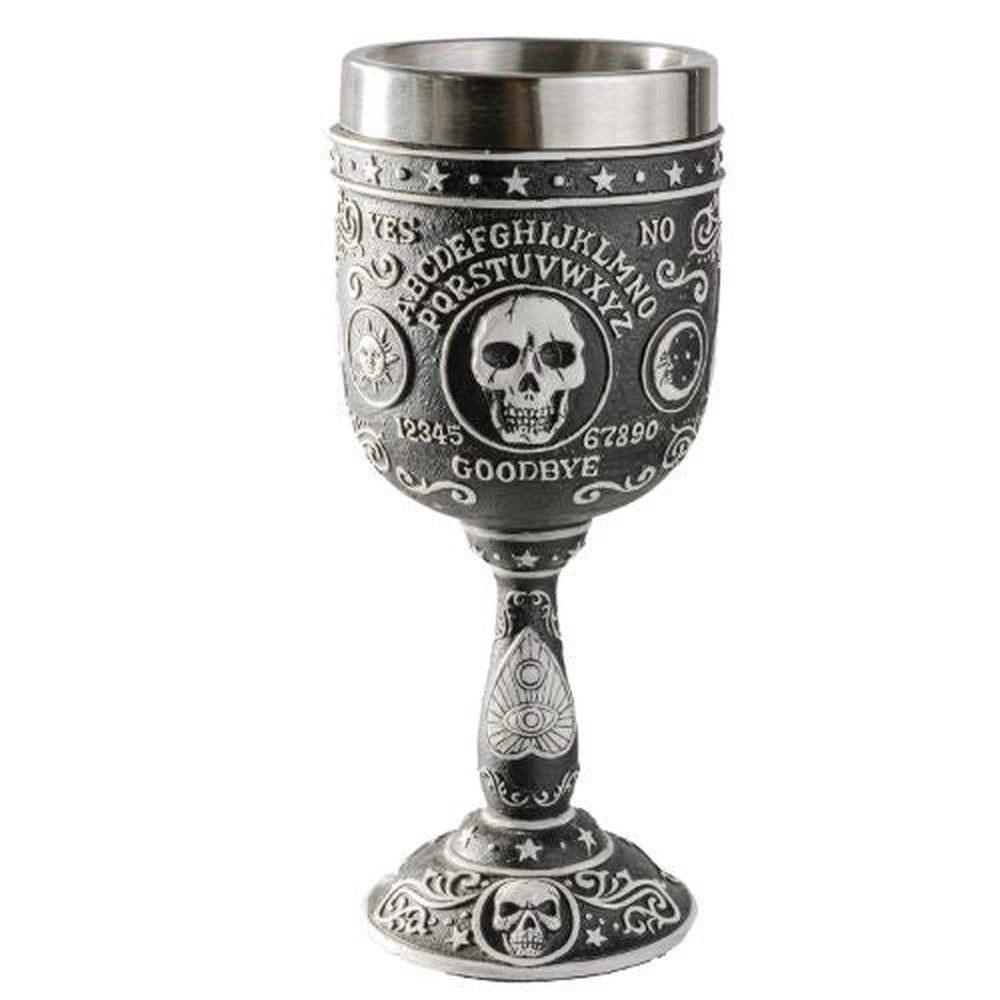 7&quot; Resin &amp; Stainless Steel Chalice / Goblet - Spirit Ouija