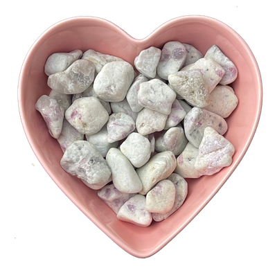 Pink Tourmaline Tumbled Stone Natural Gemstone - One Stone