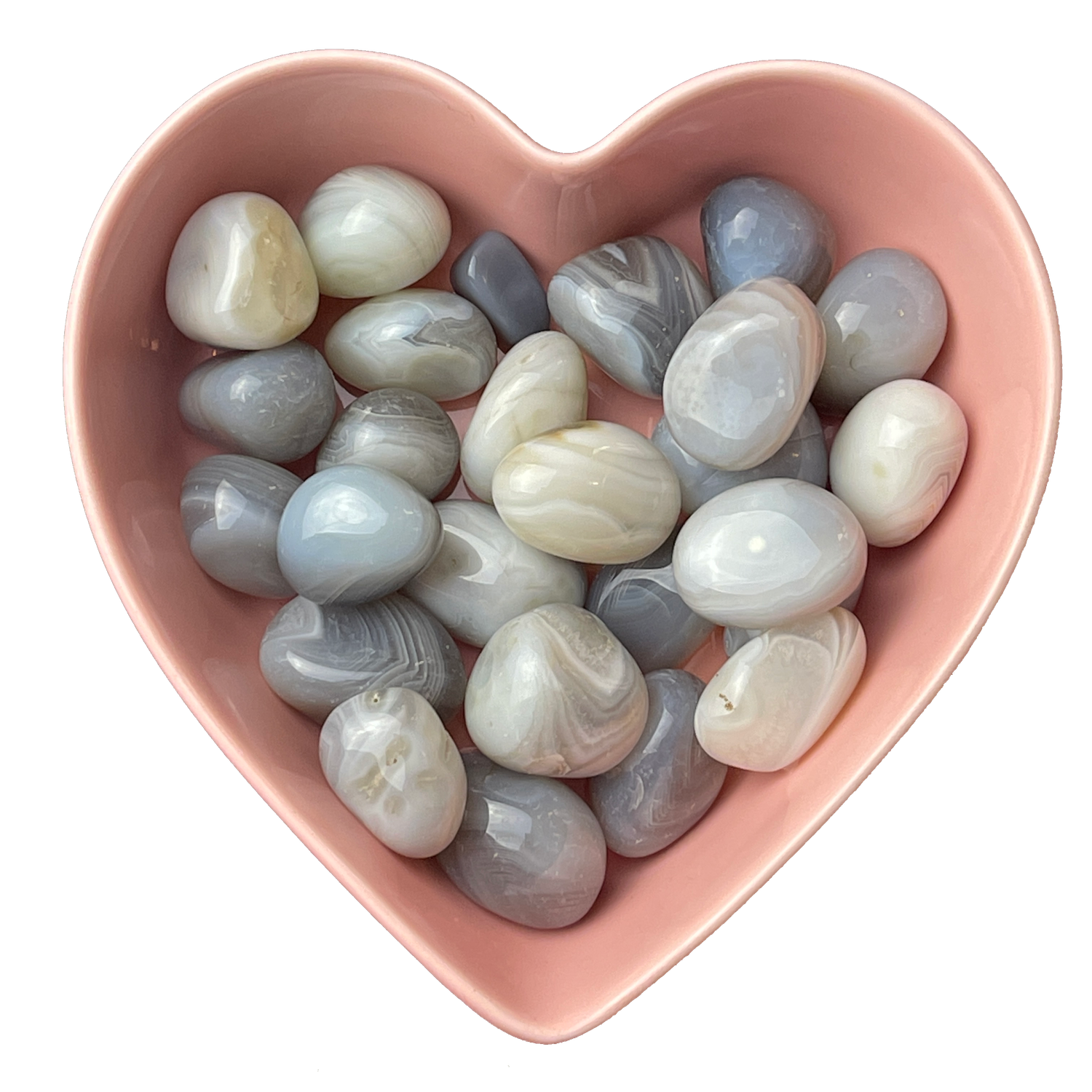 Chalcedony Tumbled Stone Natural Gemstone - One Stone