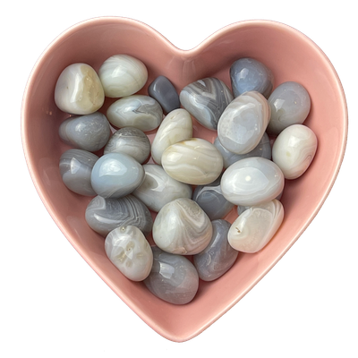 Chalcedony Tumbled Stone Natural Gemstone - One Stone