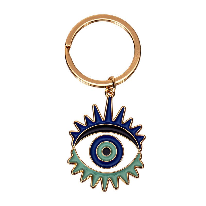 2.8&quot; All Seeing Eye Protection Key Chain