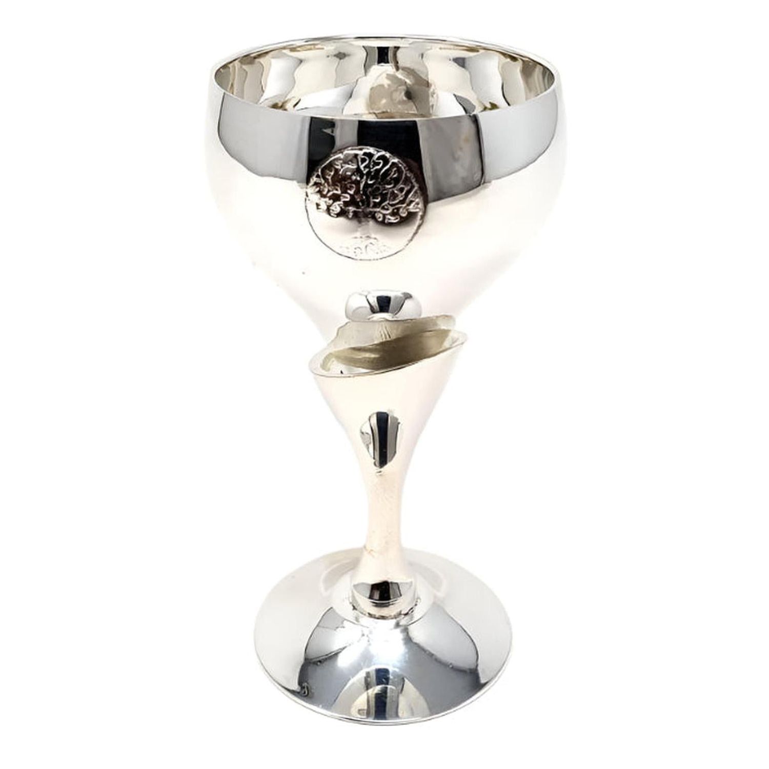 3.25&quot; Silver Plated Chalice / Goblet - Tree of Life