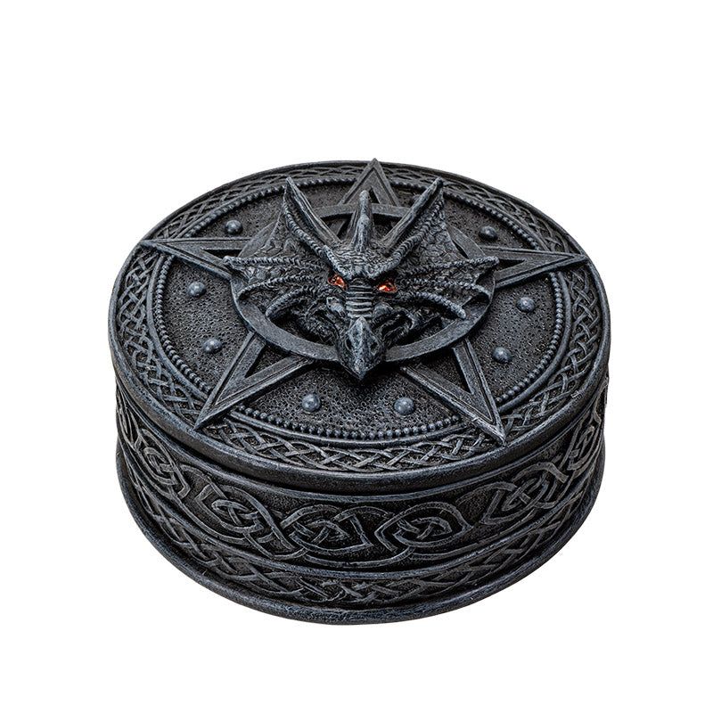 5&quot; Celtic Dragon Round Display Box