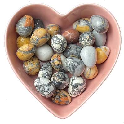 Maligano Jasper Tumbled Stone Natural Gemstone - One Stone