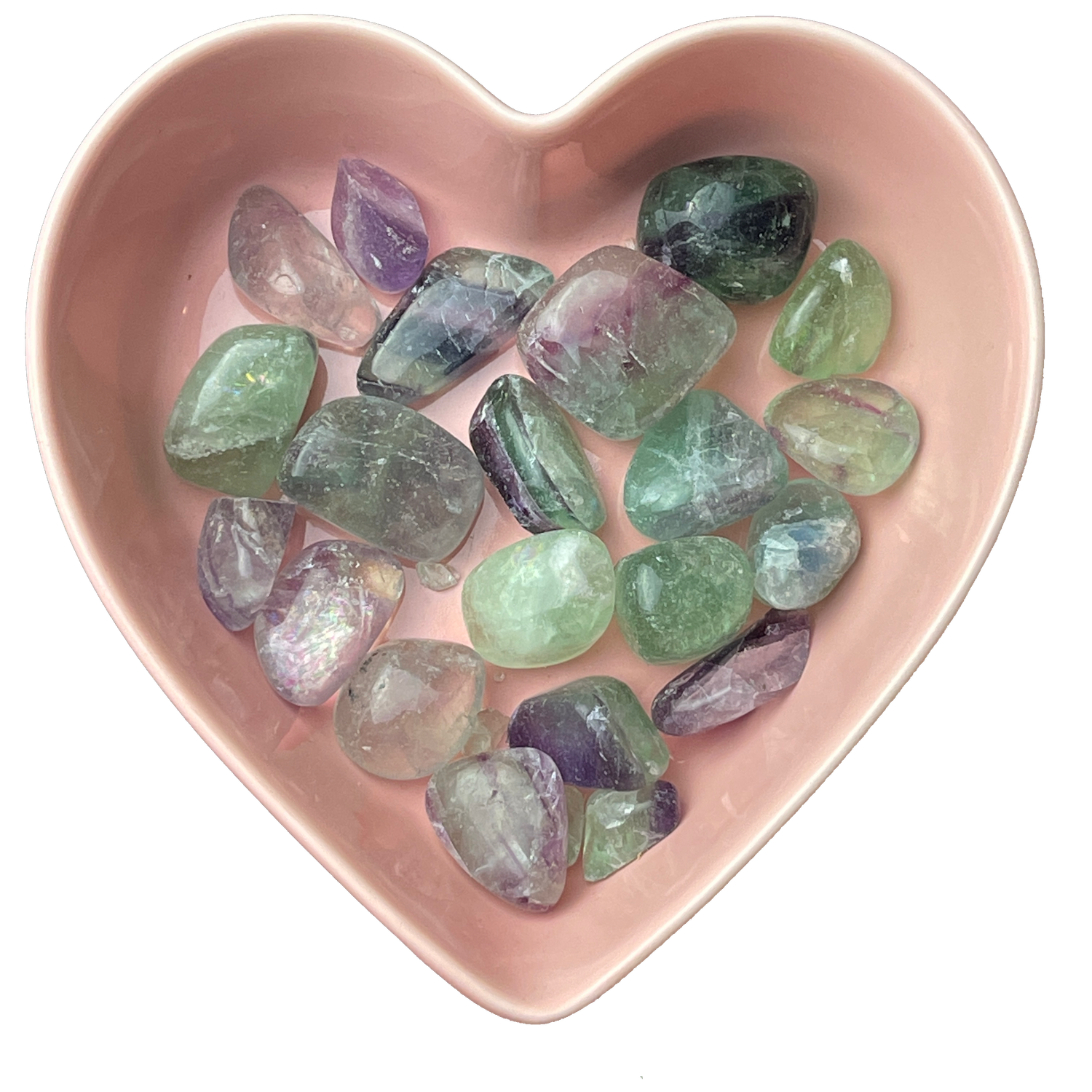 Fluorite Tumbled Stone Natural Gemstone - One Stone
