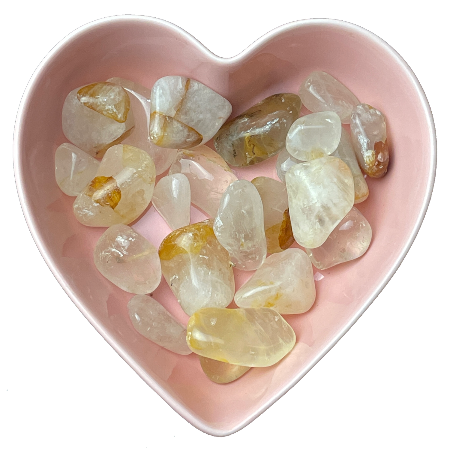 Hematoid Quartz Tumbled Stone Natural Gemstone - One Stone