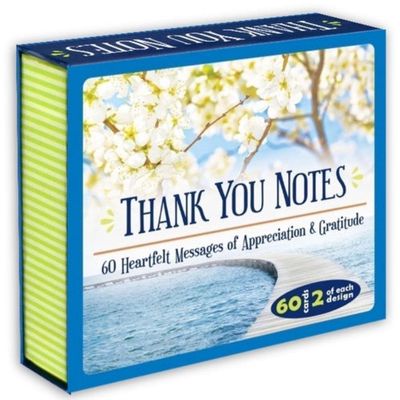 Thank You Notes - 60 Heartfelt Messages of Appreciation &amp; Gratitude by U.S. Games Systems, Inc.