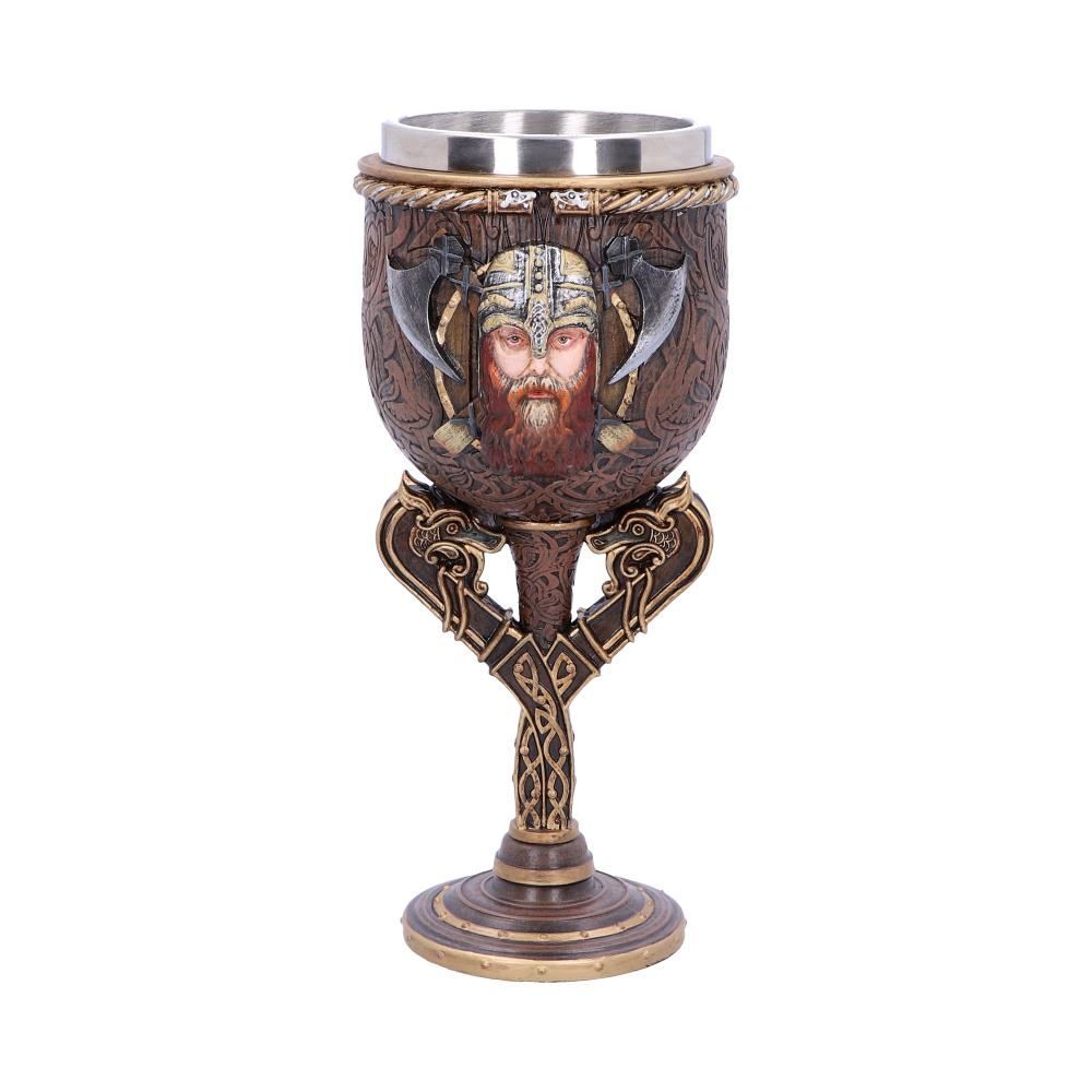 8&quot; Resin &amp; Stainless Steel Chalice / Goblet - Drakkar Viking